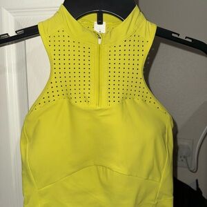 Lululemon Athletica Neon Yellow Tank Top